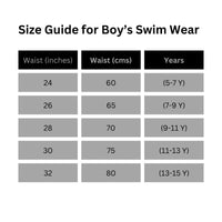 Kids Boy's Swim Wear - Jammers - Sublimation Print & Plain