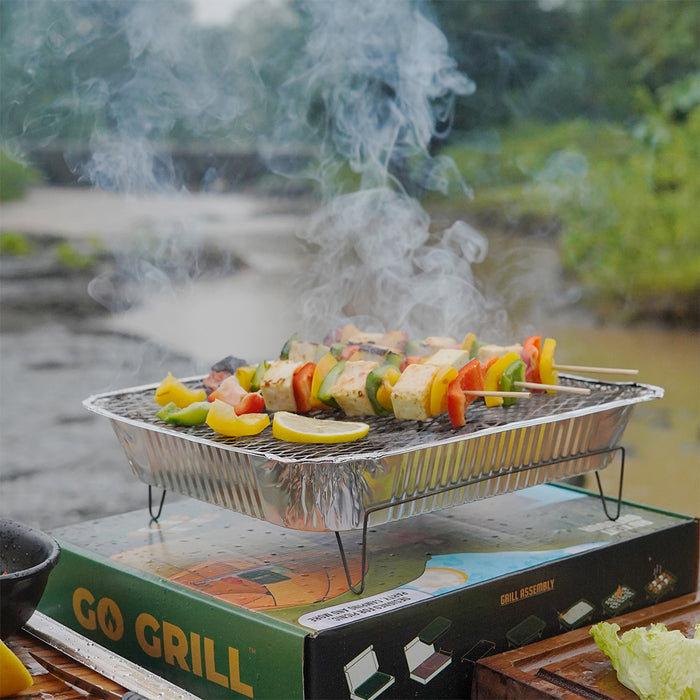 Go Grill - Instant Lighting Disposable Barbeque Grill - OutdoorTravelGear.com