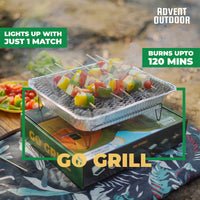 Go Grill - Instant Lighting Disposable Barbeque Grill