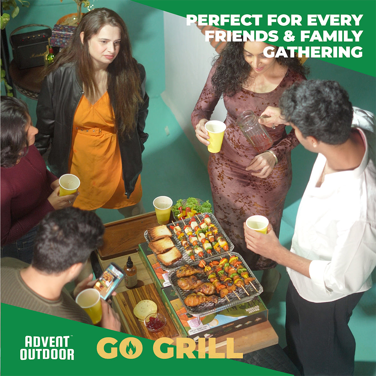 Go Grill - Instant Lighting Disposable Barbeque Grill