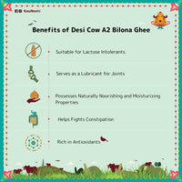 Desi A2 Cow Bilona Ghee - Artisanal Cultured Ghee - OutdoorTravelGear.com