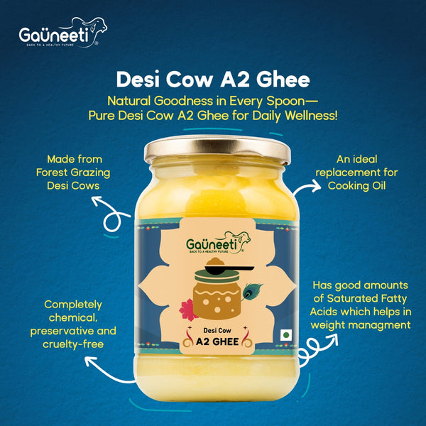 Desi A2 Cow Cream Ghee - Artisanal Cultured Ghee - OutdoorTravelGear.com