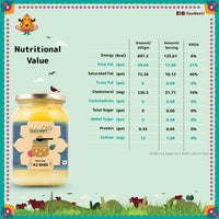 Desi A2 Cow Cream Ghee - Artisanal Cultured Ghee - OutdoorTravelGear.com