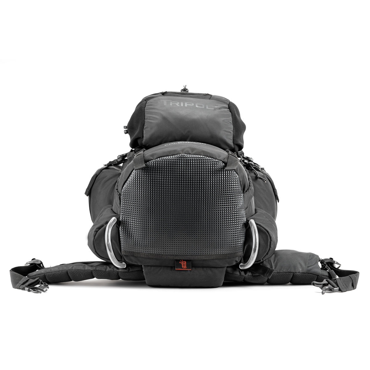 Colonel Pro Metal Frame Rucksack + Detachable Bag & Rain Cover - 105 Litres - Black - OutdoorTravelGear.com