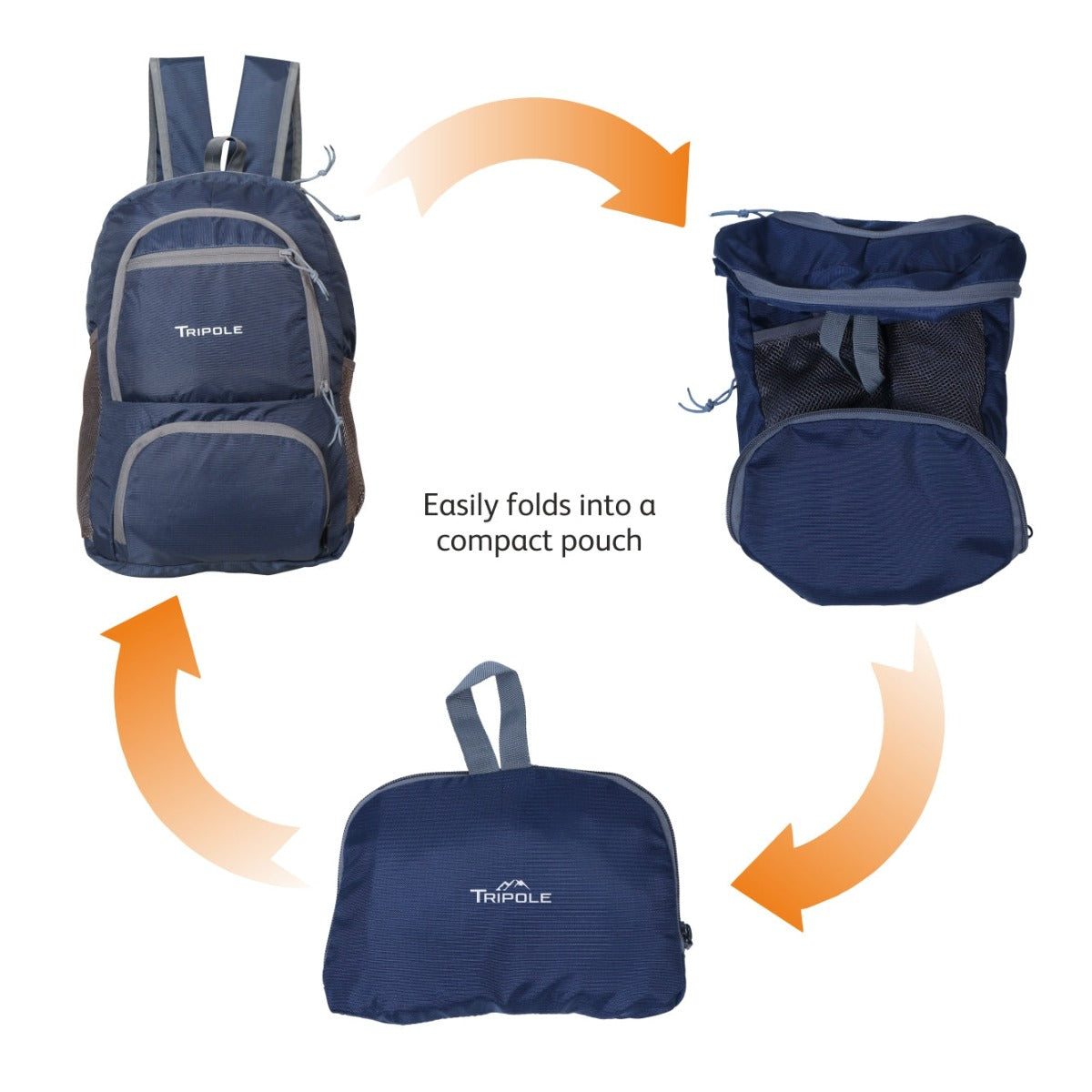Foldable Day Pack - 20 Litre - Blue 4