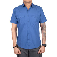 Hiking Shirt - Half Sleeves - Explorer Series - Blue 1