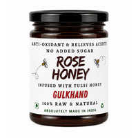 Rose Petal Gulkhand Honey | Natural Coolant & Digestive Antioxidant | No Added Sugar
