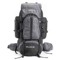 Walker Trekking and Backpacking Rucksack - 65 Litre - Black & Grey 1