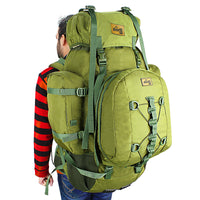 Para SF Rucksack with Metal Frame + Detachable Daypack With Rain Cover - 90 Litres - Olive Green - OutdoorTravelGear.com