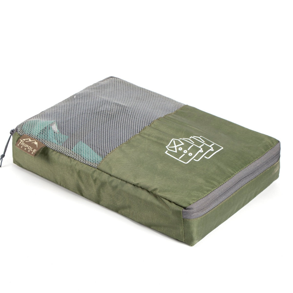 Organizer Packs - Cylindrical & Rectangle Shaped - Set of 6 - Army Green 5
