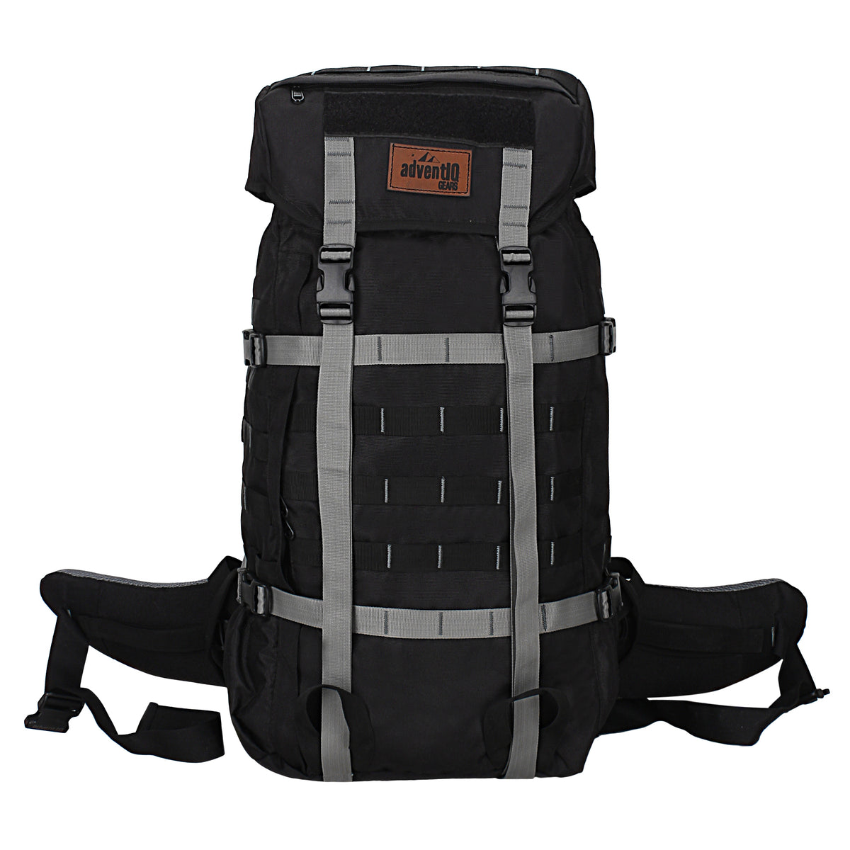 Rimpac Rucksack With Rain Cover - 45-50 Litres - Black - OutdoorTravelGear.com
