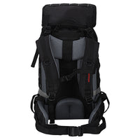 Rimpac Rucksack With Rain Cover - 45-50 Litres - Black - OutdoorTravelGear.com