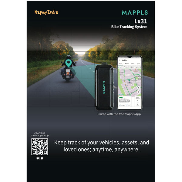 Mappls Lx31 Bike Tracking System with 1 Year Subscription 1
