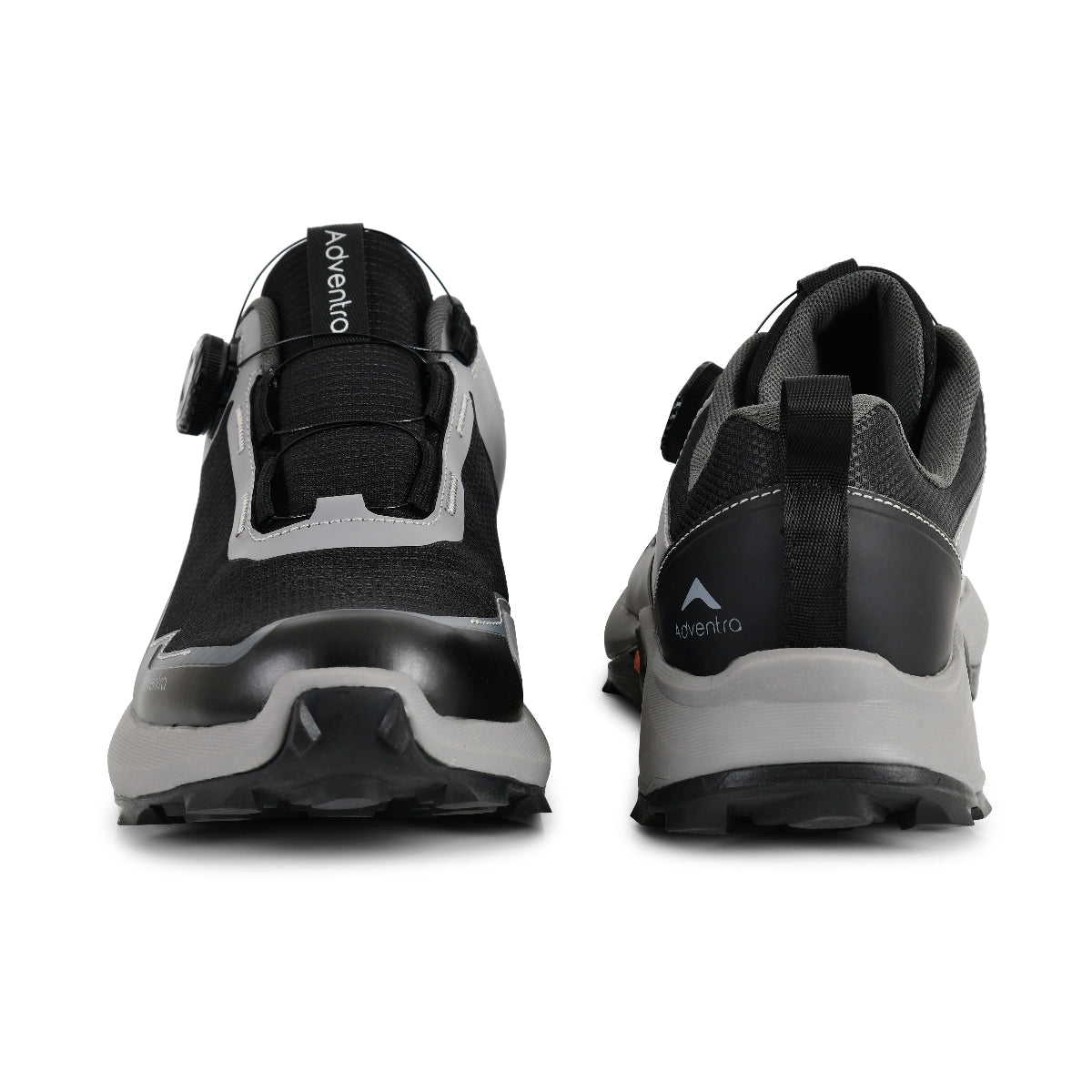 Men Waterproof Low-Top Hiking Shoes with Auto-Lacing | ET1102 - Grey - OutdoorTravelGear.com