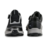 Men Waterproof Low-Top Hiking Shoes with Auto-Lacing | ET1102 - Grey - OutdoorTravelGear.com