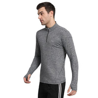 Men's Nomadic Full Sleeves T-Shirt / Baselayer with Extra Stretch - Charcoal Gray