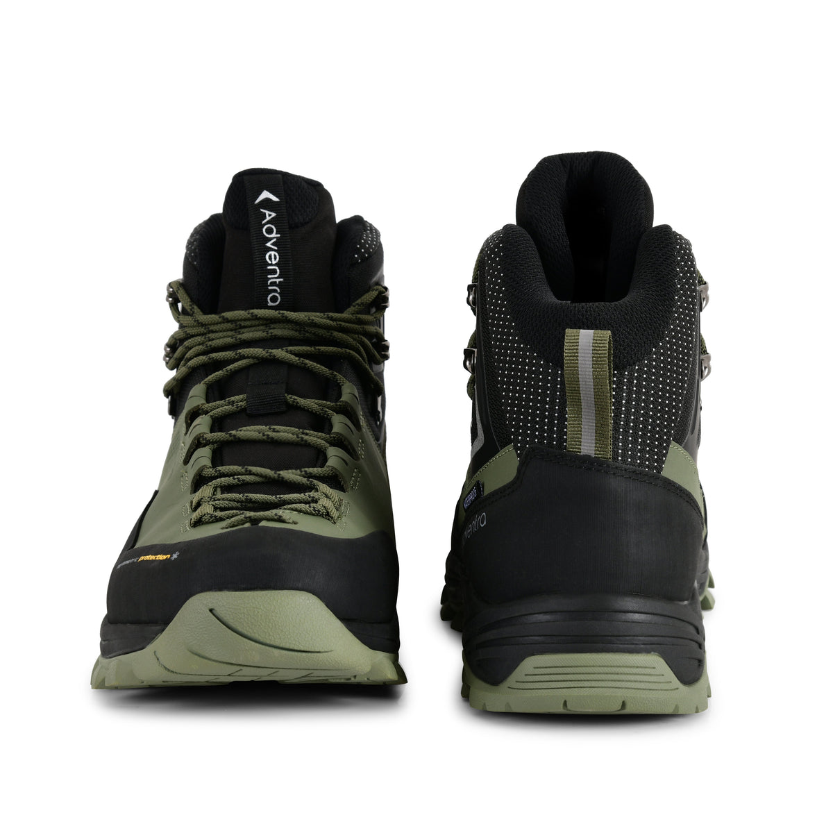 Men Waterproof Mid-Top Hiking Shoes with 3M Insulation | WH1106 - Green - OutdoorTravelGear.com