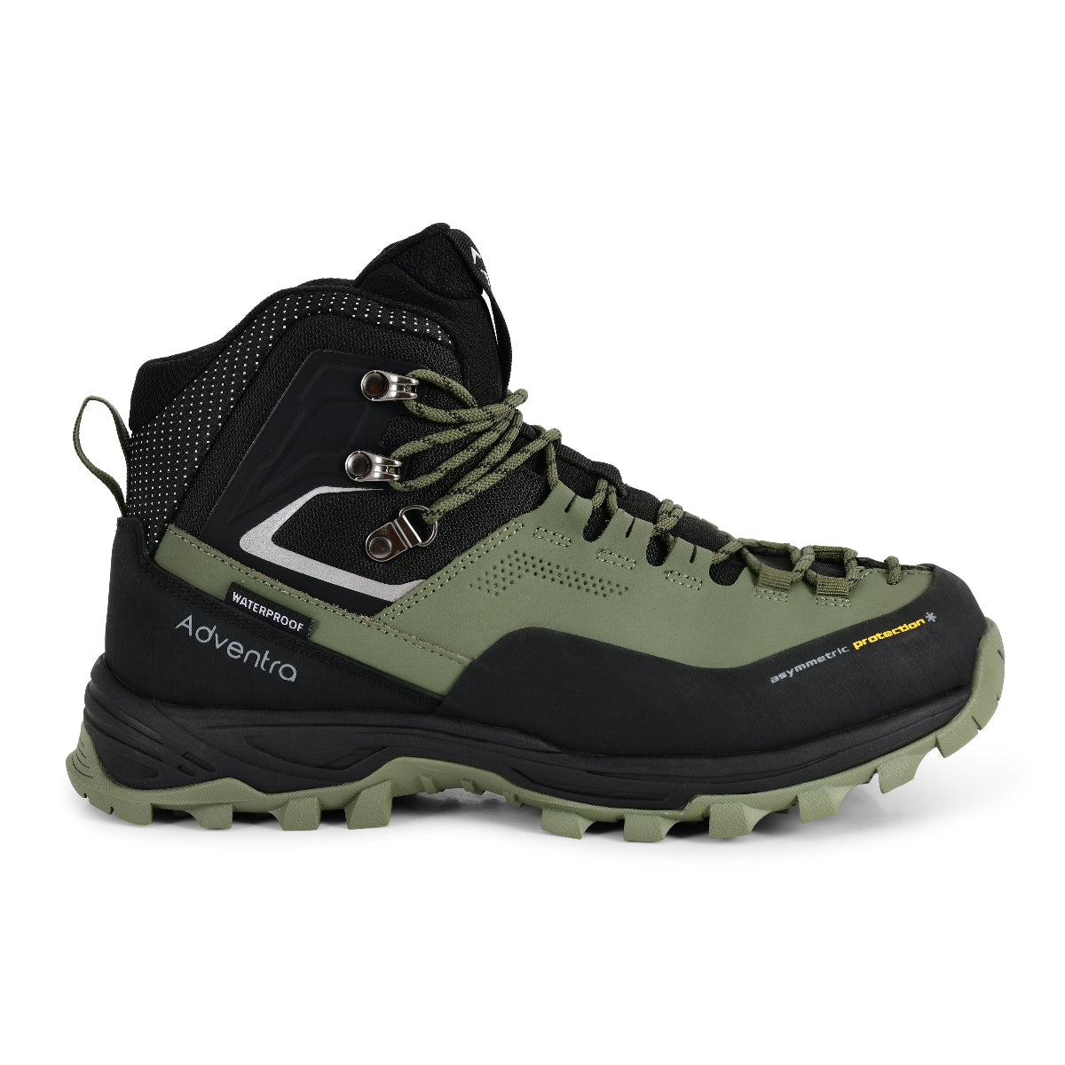 Men Waterproof Mid-Top Hiking Shoes with 3M Insulation | WH1106 - Green - OutdoorTravelGear.com
