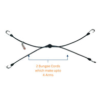 QuadPod | 4-Sided Bungee Tie Down System - 32" | 80cms - 8mm