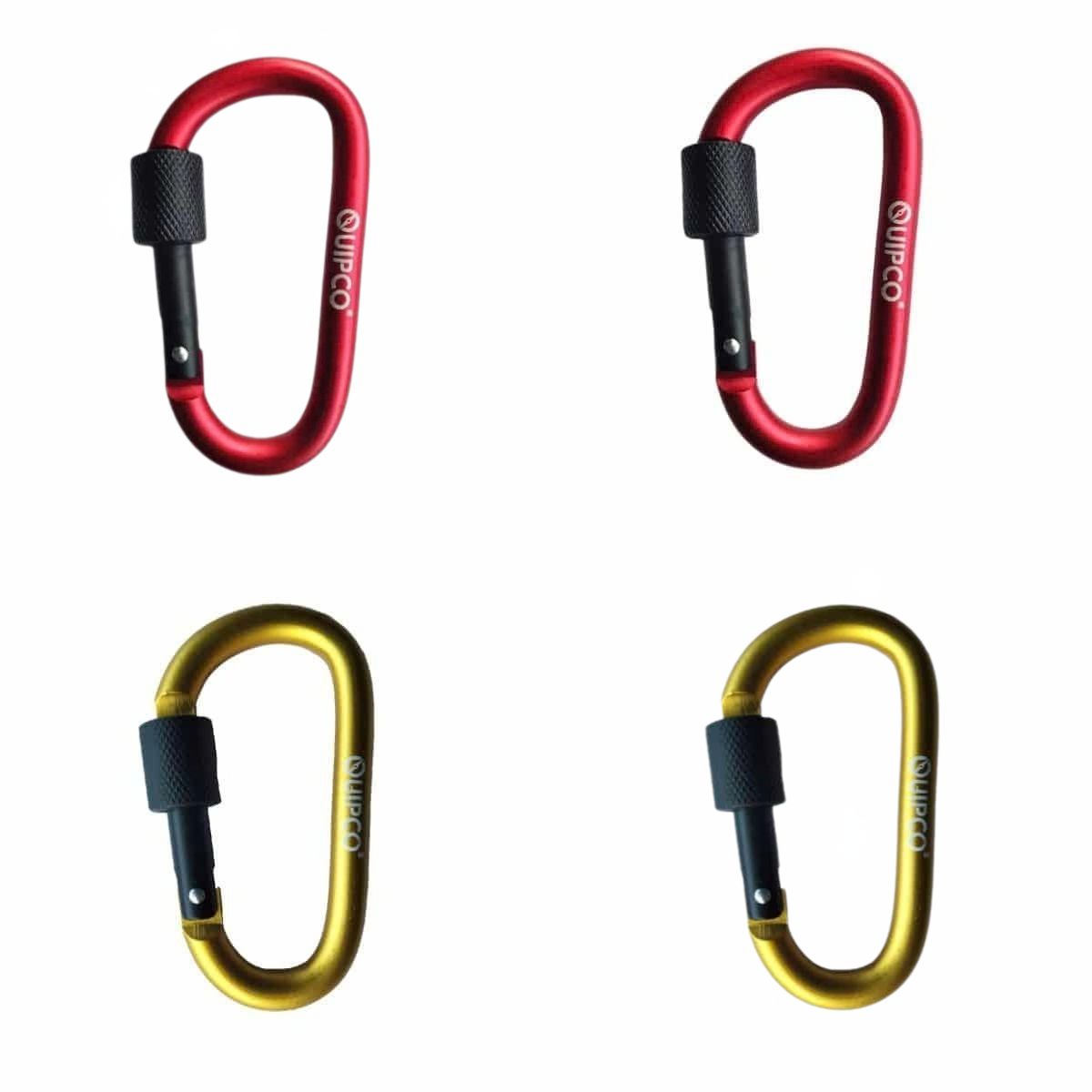 Coral Screwgate Accessory Carabiner - 8cms - Pack of 4