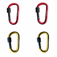 Coral Screwgate Accessory Carabiner - 8cms - Pack of 4