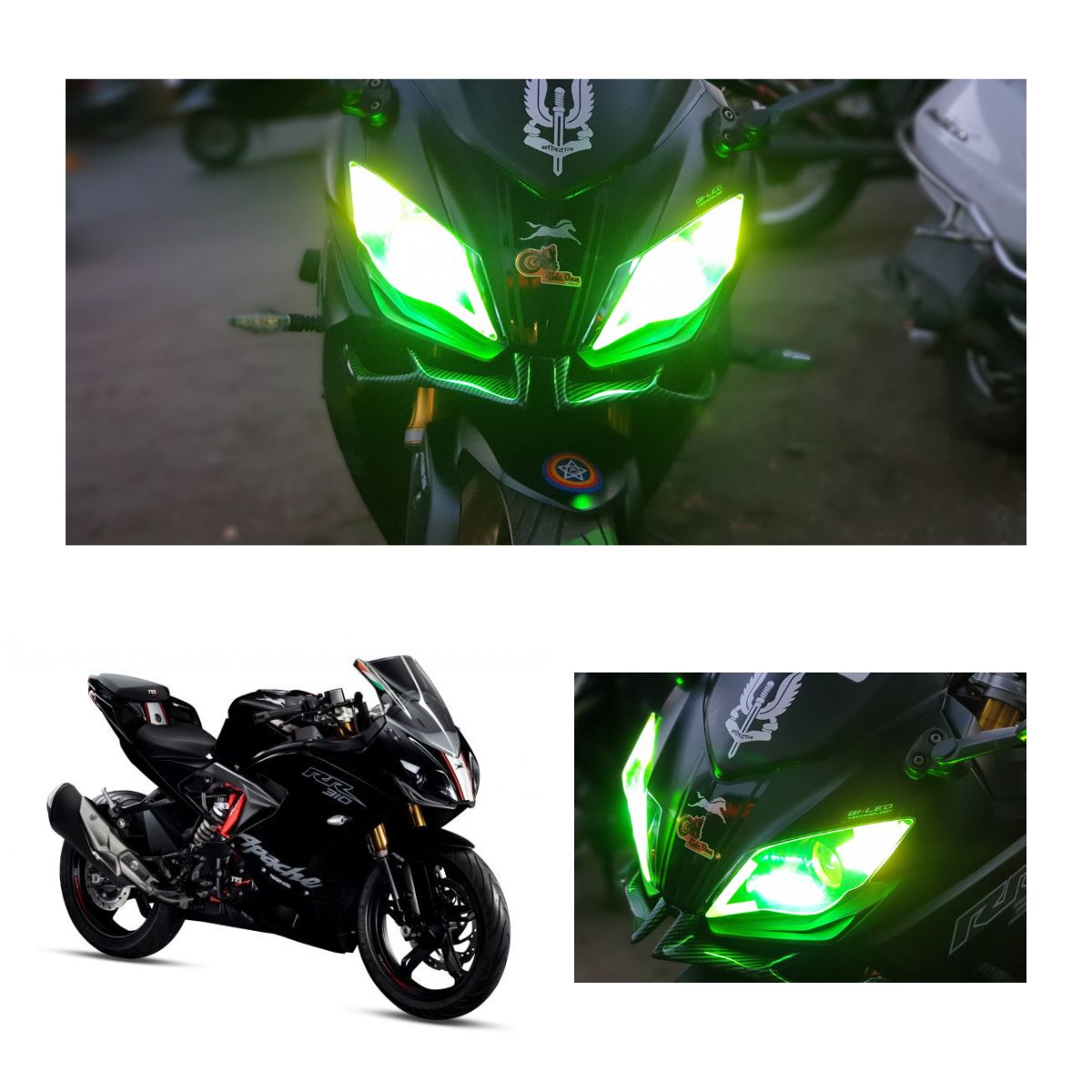 Headlight Screen Protector for TVS Apache RR 310 (BS4/BS6)
