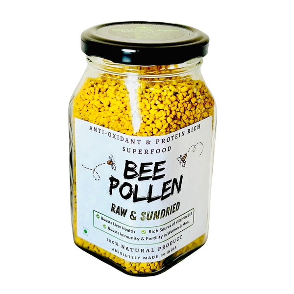 Raw & Sun Dried Natural Bee Pollen | Anti-Oxidant & Protein Rich Superfood - OutdoorTravelGear.com
