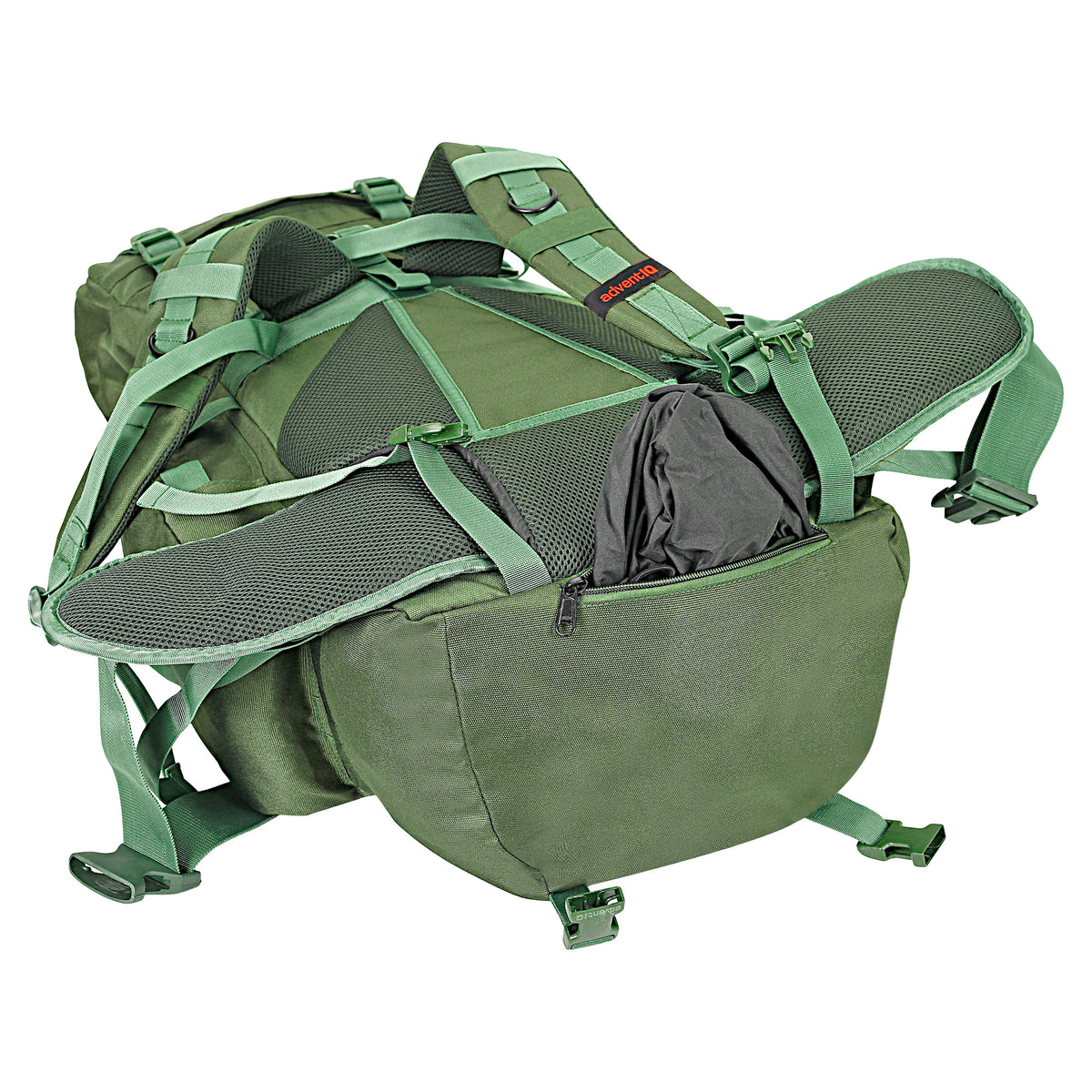 Orion Rucksack With Rain Cover - 70Litres - Olive Green - OutdoorTravelGear.com