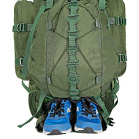 Colonel Rucksack + Detachable Daypack With Rain Cover - 85Litres - Olive Green - OutdoorTravelGear.com