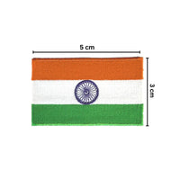 India Flag Patch - Embroidered Tricolour Flag of Bharat - Small - OutdoorTravelGear.com
