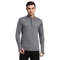 Men's Nomadic Full Sleeves T-Shirt / Baselayer with Extra Stretch - Charcoal Gray - OutdoorTravelGear.com