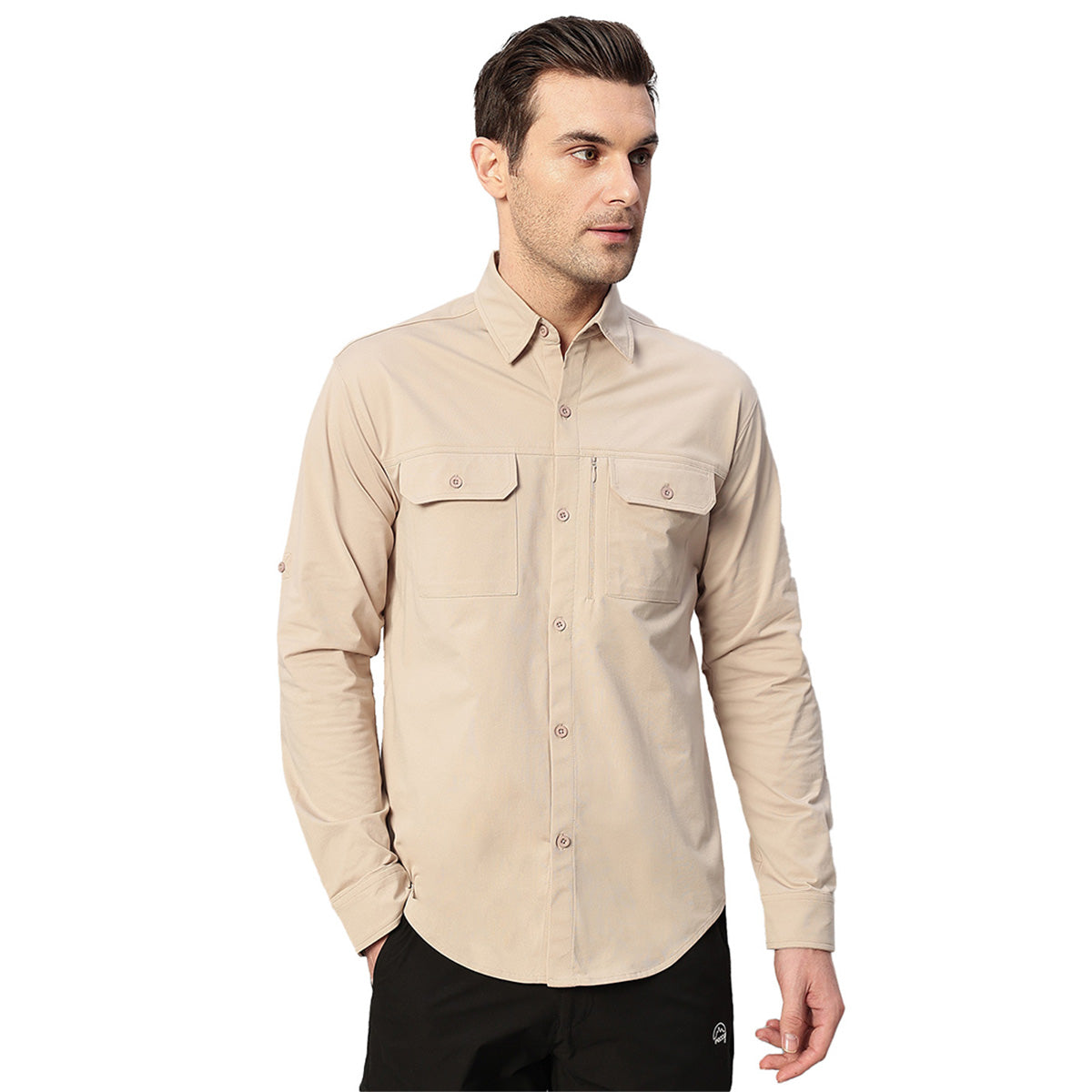 Men's TechFlex Cargo Shirt - Atmosphere - OutdoorTravelGear.com