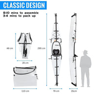 K1 Folding Portable Kayak - White
