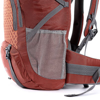 Air Travel and Hiking Rucksack - 62 Litres - Red - OutdoorTravelGear.com