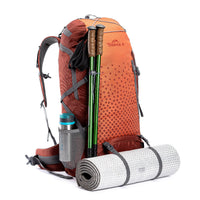 Air Travel and Hiking Rucksack - 62 Litres - Red - OutdoorTravelGear.com