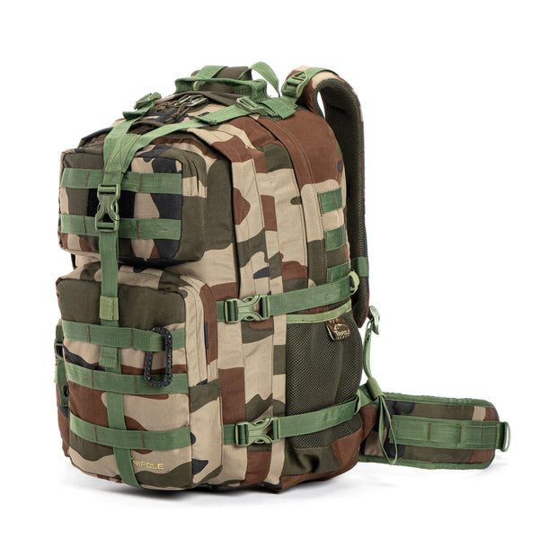 Alfa Military Tactical Backpack with Sling Bag Attachment -  45 Litres - Indian Army - OutdoorTravelGear.com