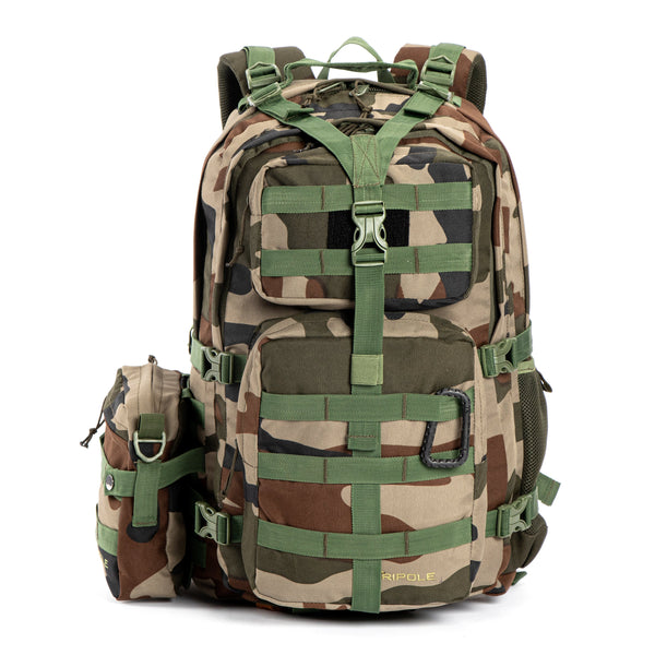 Alfa Military Tactical Backpack with Sling Bag Attachment -  45 Litres - Indian Army - OutdoorTravelGear.com