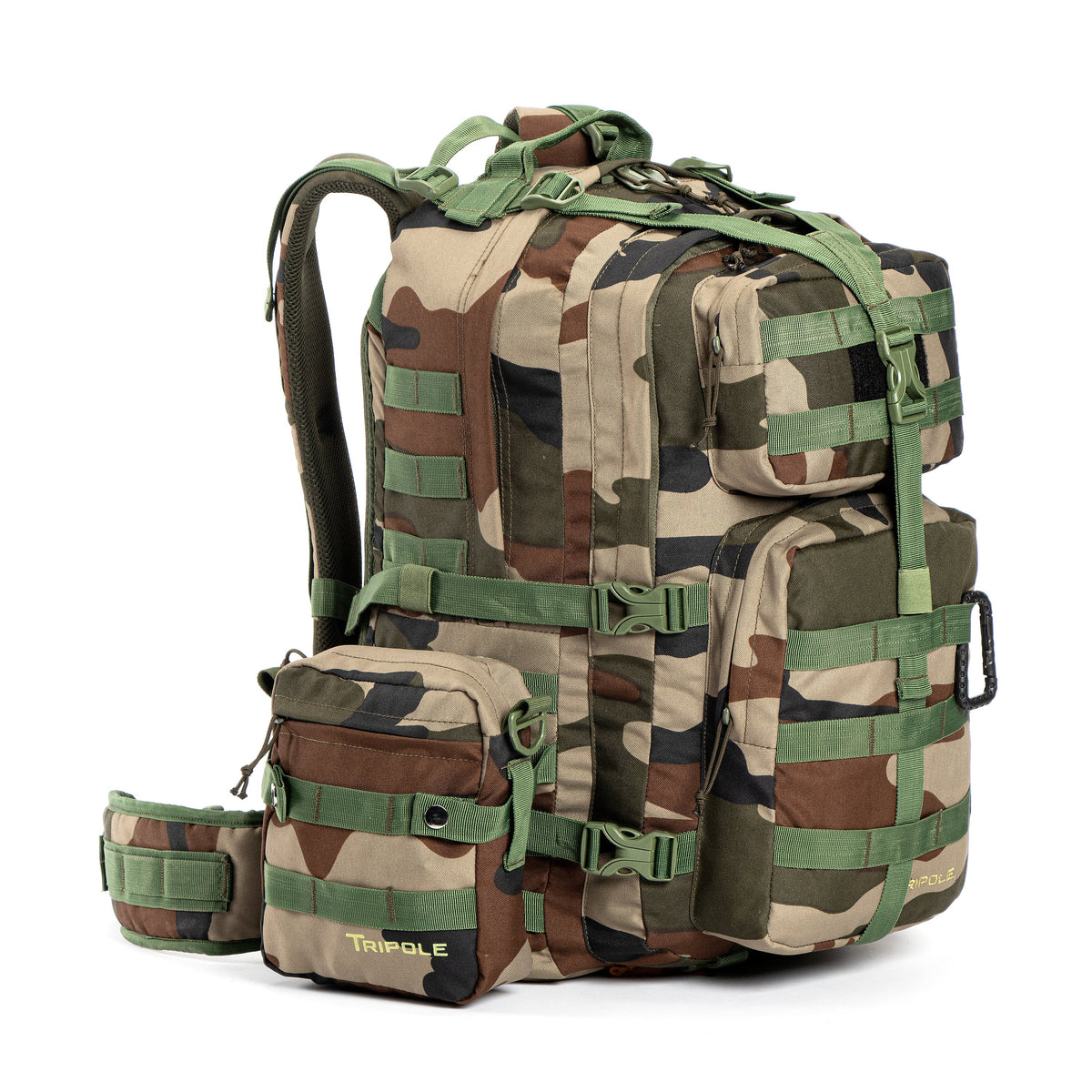 Alfa Military Tactical Backpack with Sling Bag Attachment -  45 Litres - Indian Army - OutdoorTravelGear.com