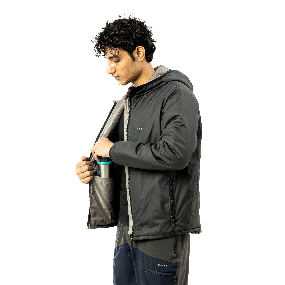 Men's Winter Jacket 5°C Comfort - Trekking and Daily Use