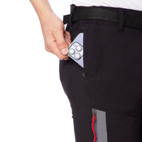 Trailblazer Trekking and Hiking Pants and Cargo - Black+Grey - OutdoorTravelGear.com