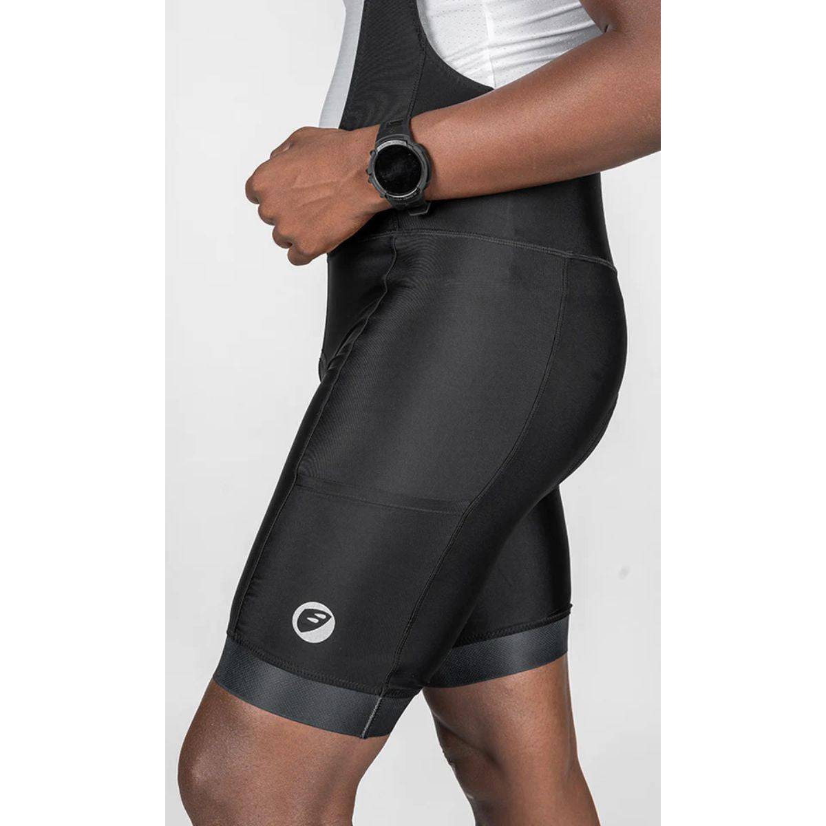 Mens Cycling - Endurance Bib Shorts - Explore - Ebony Black - OutdoorTravelGear.com