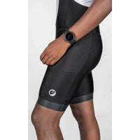 Mens Cycling - Endurance Bib Shorts - Explore - Ebony Black - OutdoorTravelGear.com