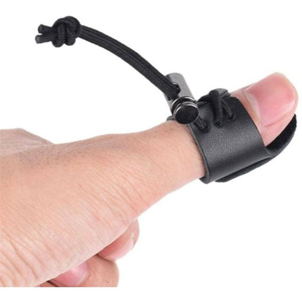Leather Thumb Guard - 421005 - Archery Equipment - OutdoorTravelGear.com