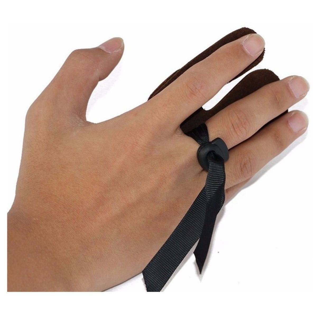 Leather Finger Tab - Right-Handed - ALSFGR - Archery Equipment - OutdoorTravelGear.com