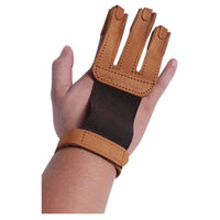 Leather Glove Type Finger Guard - ALGTFG02 - Archery Equipment - OutdoorTravelGear.com