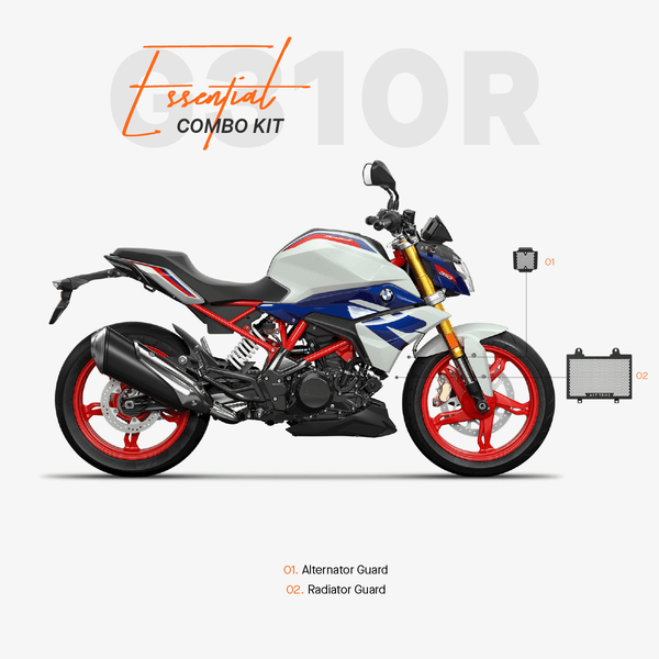 ADV TRIBE The Essential Combo Kit of 2 Accessories for BMW G310R - OutdoorTravelGear.com
