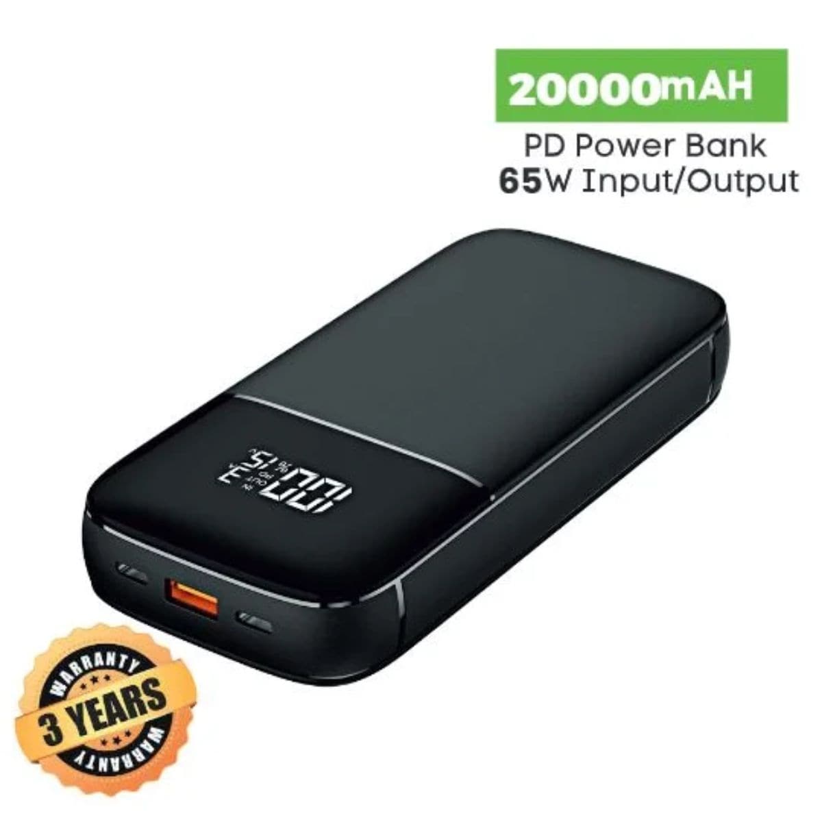 Compact Laptop Power Bank - 65W - 74Wh - 20000mAh - OutdoorTravelGear.com