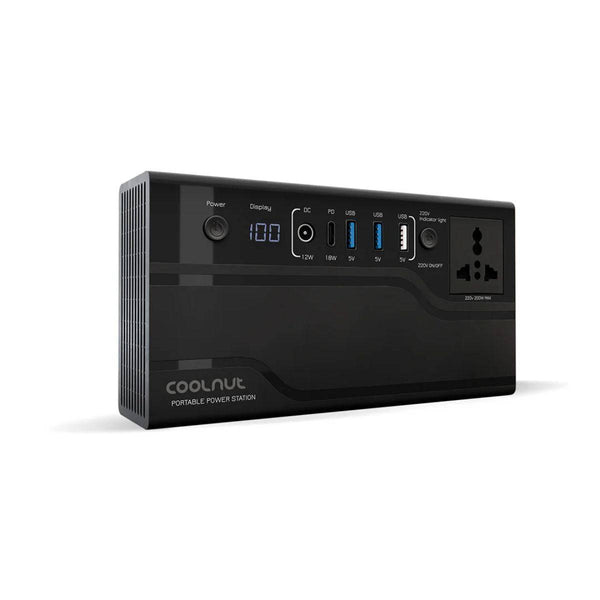 Compact Solar Power Station - 222Wh - 200Watt - 60000mAh - OutdoorTravelGear.com