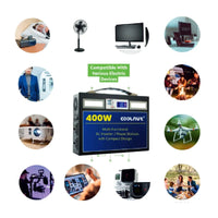 Compact Solar Power Station - 384Wh - 400Watt - 120000mAh - OutdoorTravelGear.com