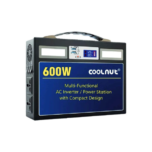 Compact Solar Power Station - 832Wh - 600Watt - 225000mAh - OutdoorTravelGear.com